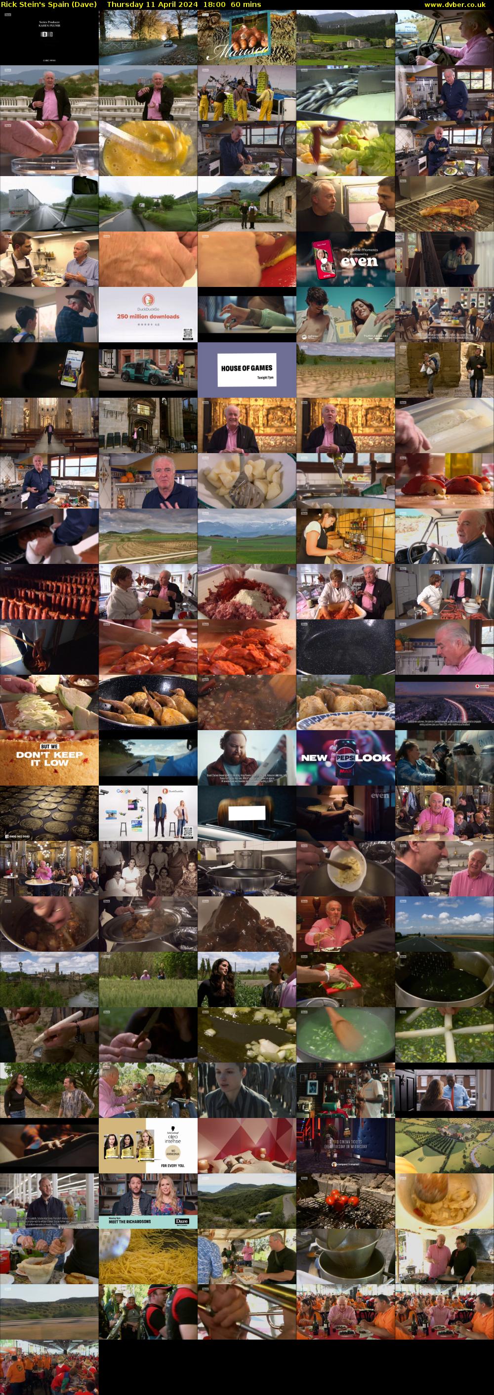 Rick Stein's Spain (Dave) Thursday 11 April 2024 18:00 - 19:00
