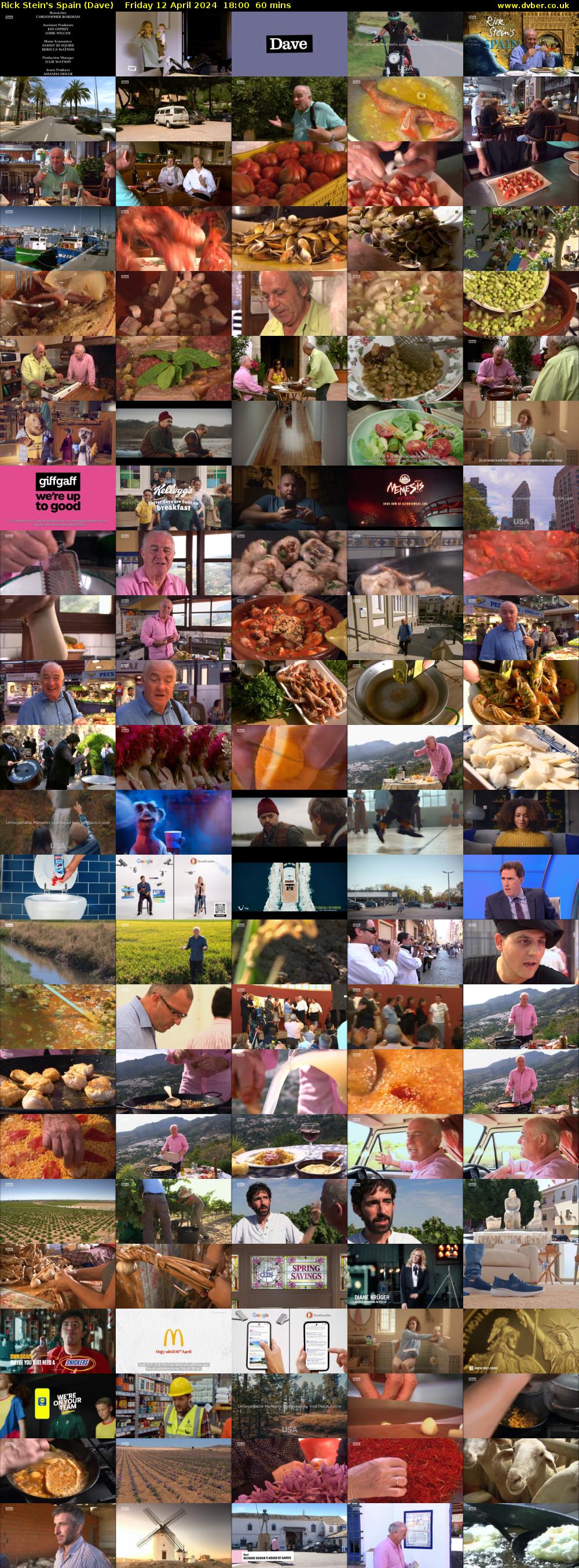 Rick Stein's Spain (Dave) Friday 12 April 2024 18:00 - 19:00