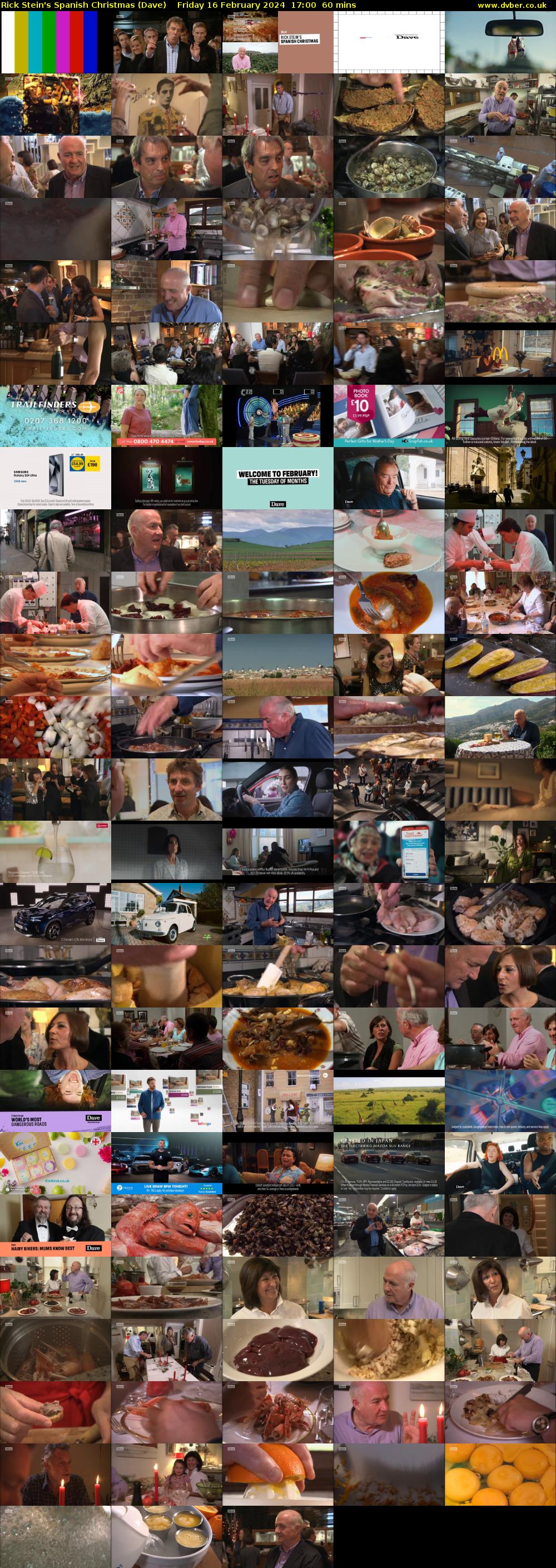 Rick Stein's Spanish Christmas (Dave) Friday 16 February 2024 17:00 - 18:00