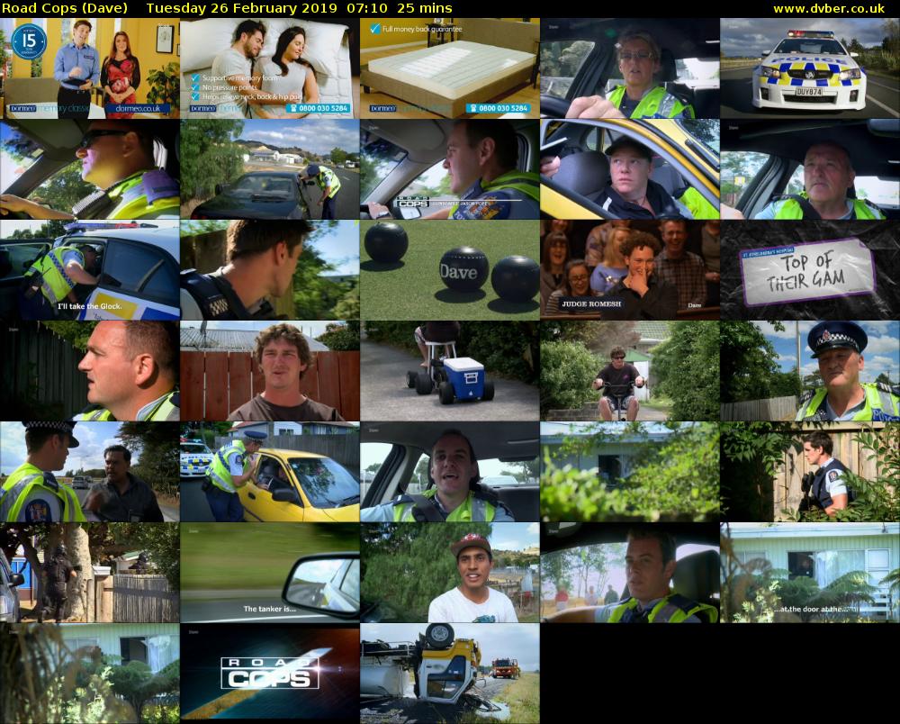 Road Cops (Dave) Tuesday 26 February 2019 07:10 - 07:35