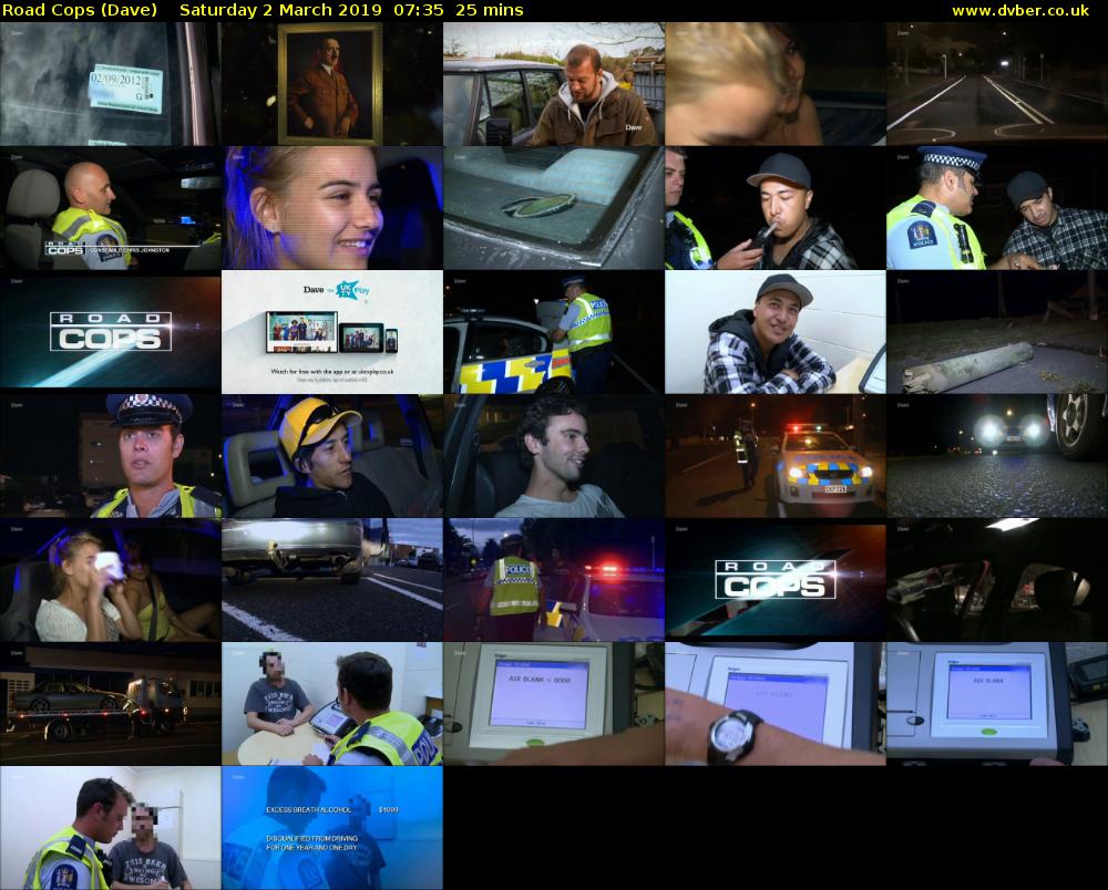 Road Cops (Dave) Saturday 2 March 2019 07:35 - 08:00