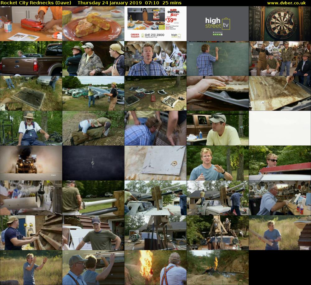 Rocket City Rednecks (Dave) Thursday 24 January 2019 07:10 - 07:35