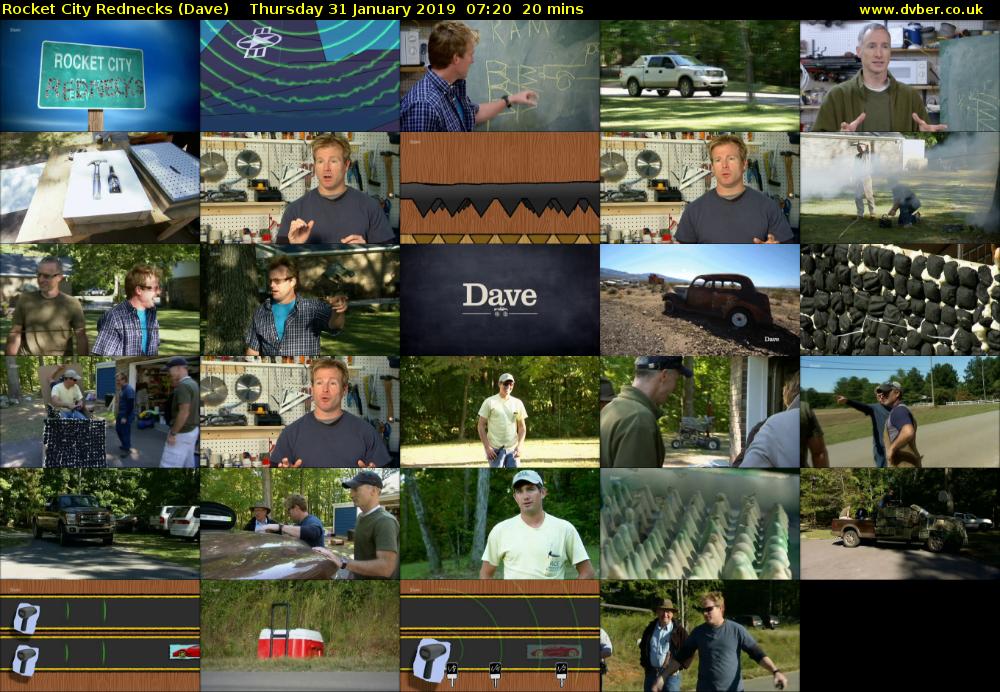 Rocket City Rednecks (Dave) Thursday 31 January 2019 07:20 - 07:40