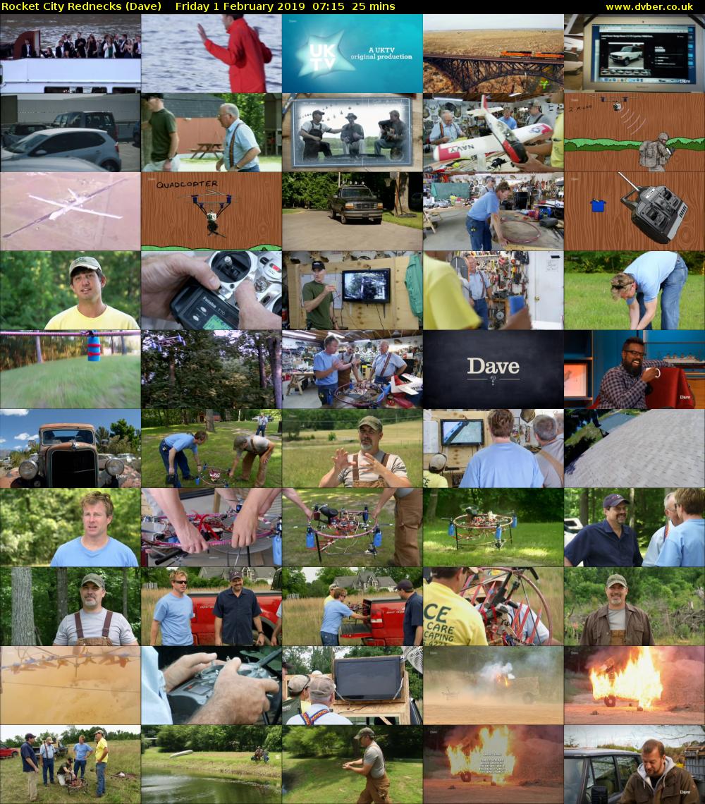 Rocket City Rednecks (Dave) Friday 1 February 2019 07:15 - 07:40