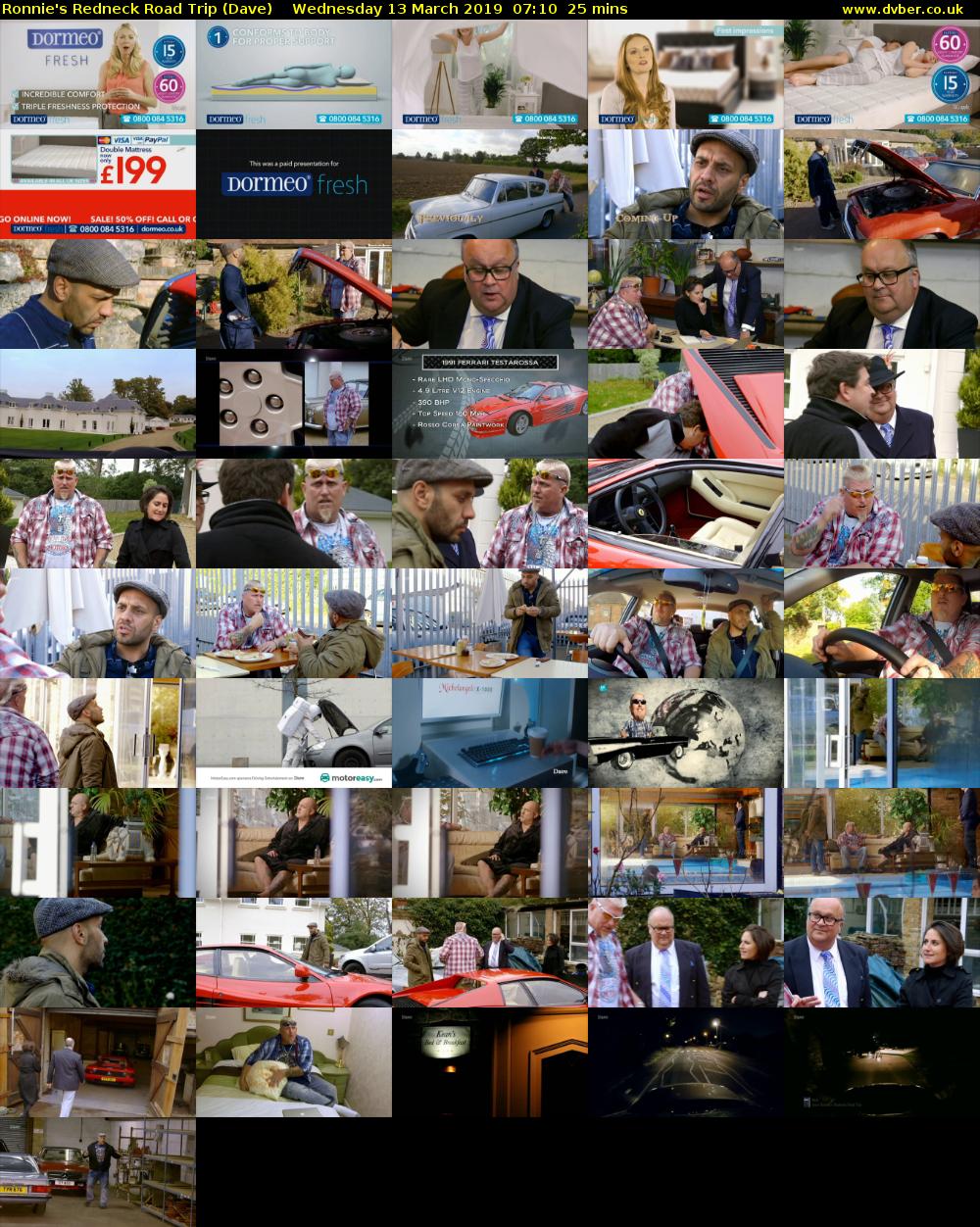 Ronnie's Redneck Road Trip (Dave) Wednesday 13 March 2019 07:10 - 07:35