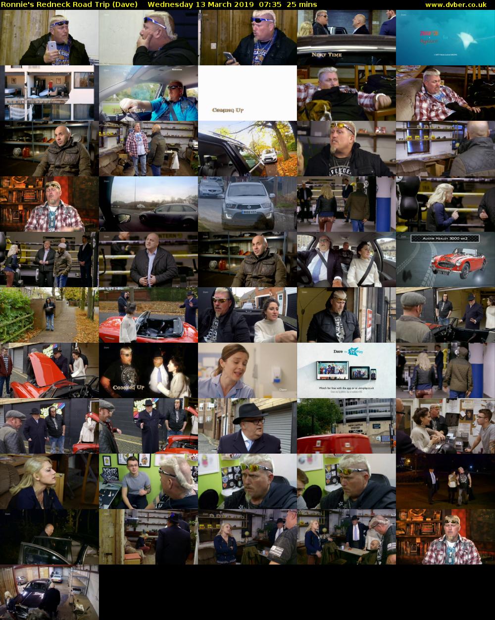 Ronnie's Redneck Road Trip (Dave) Wednesday 13 March 2019 07:35 - 08:00