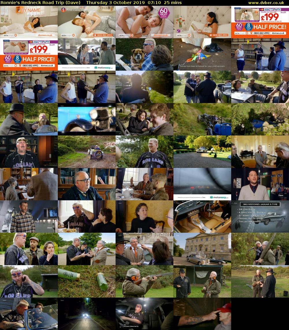 Ronnie's Redneck Road Trip (Dave) Thursday 3 October 2019 07:10 - 07:35