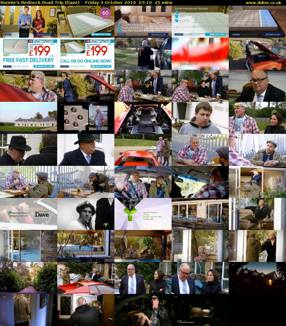 Ronnie's Redneck Road Trip (Dave) Friday 4 October 2019 07:10 - 07:35