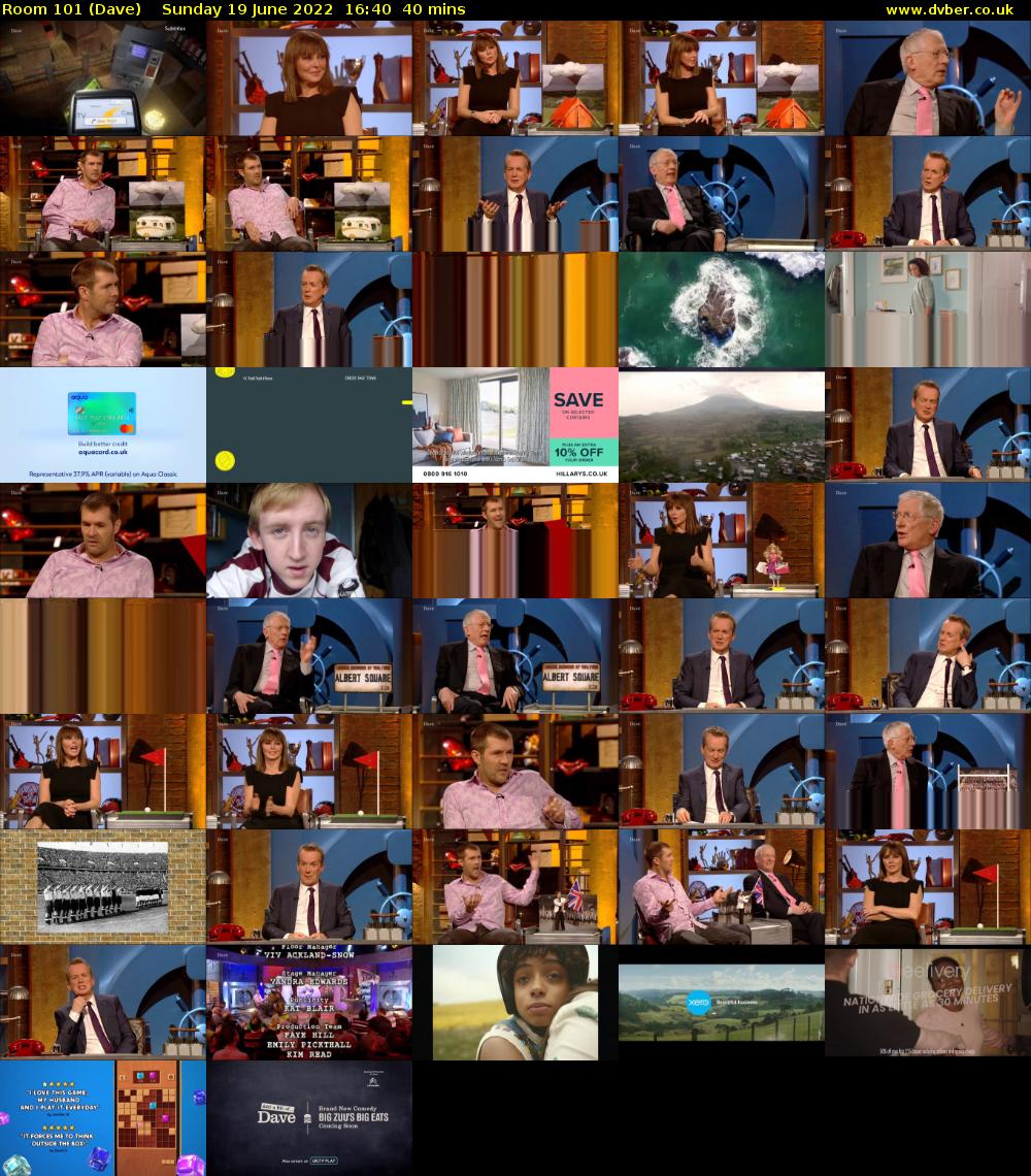 Room 101 (Dave) Sunday 19 June 2022 16:40 - 17:20