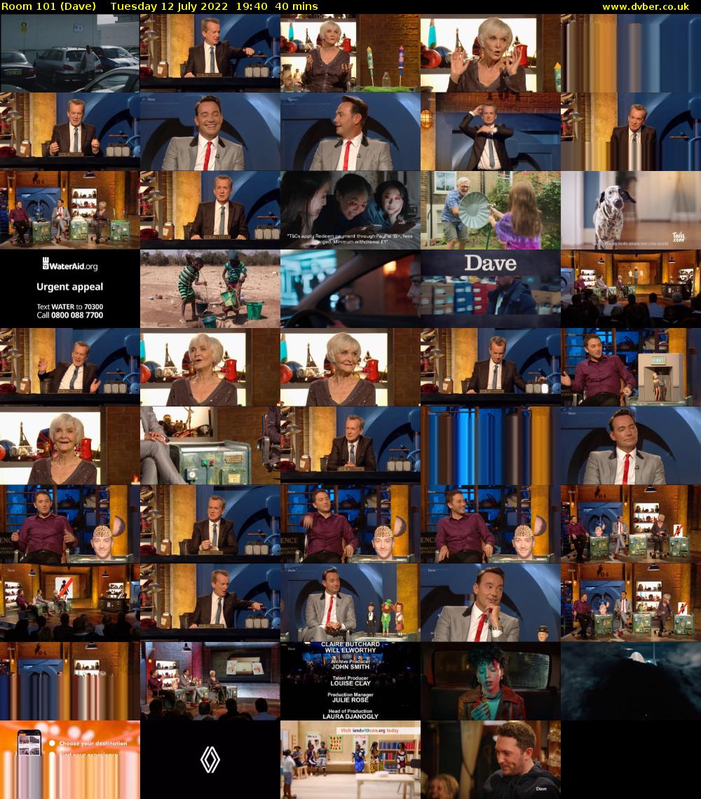 Room 101 (Dave) Tuesday 12 July 2022 19:40 - 20:20