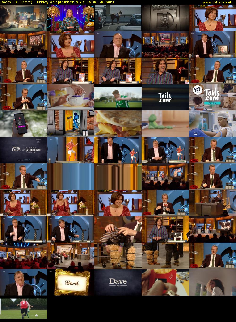 Room 101 (Dave) Friday 9 September 2022 19:40 - 20:20