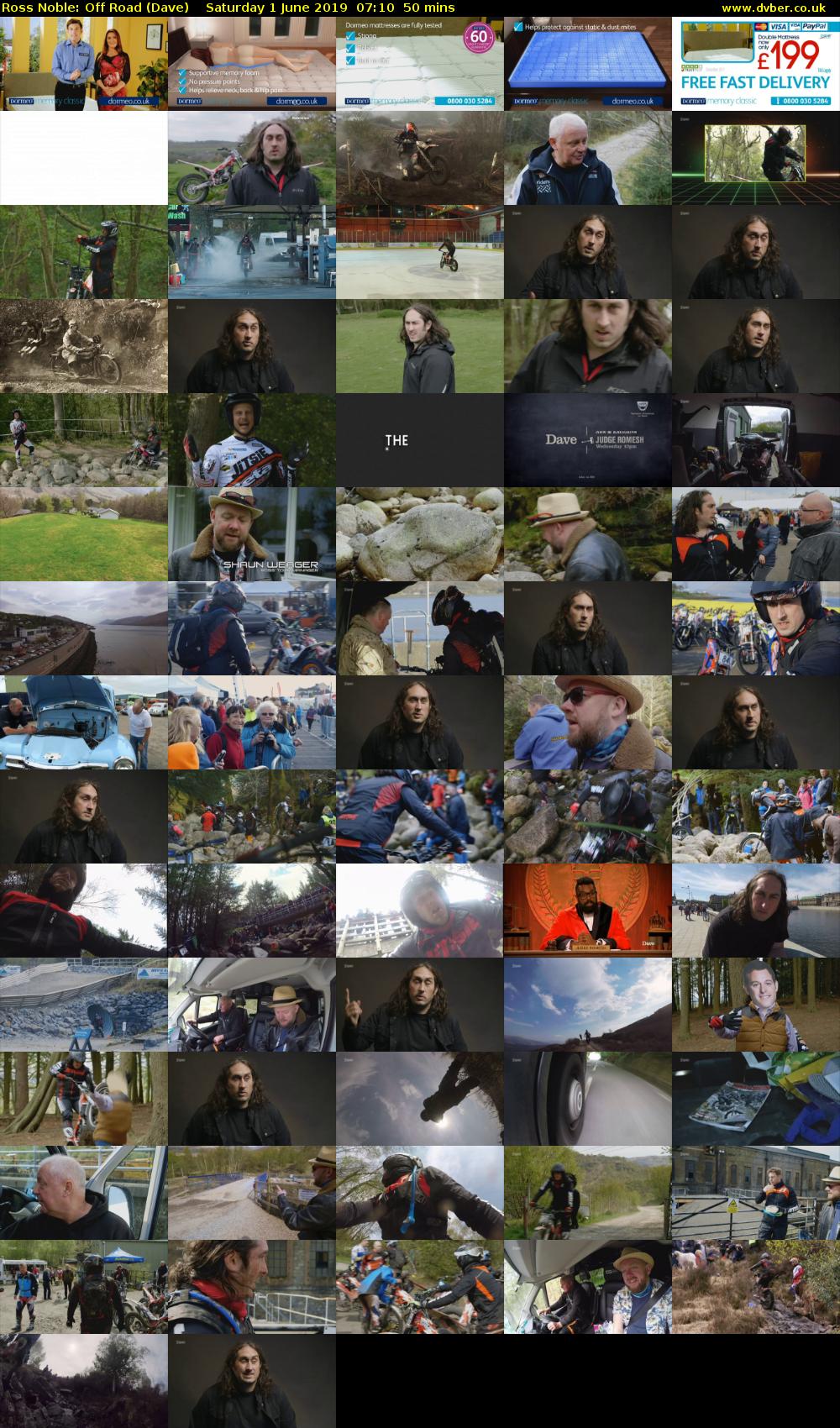 Ross Noble: Off Road (Dave) Saturday 1 June 2019 07:10 - 08:00