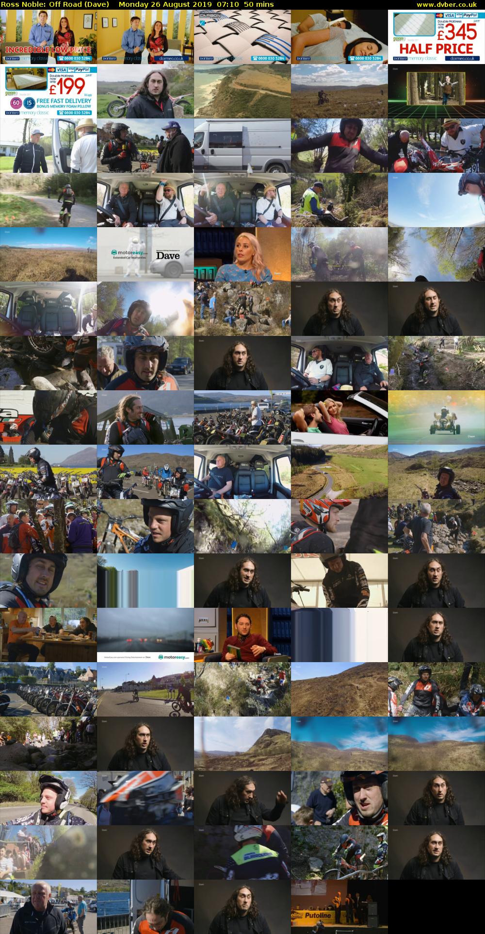 Ross Noble: Off Road (Dave) Monday 26 August 2019 07:10 - 08:00