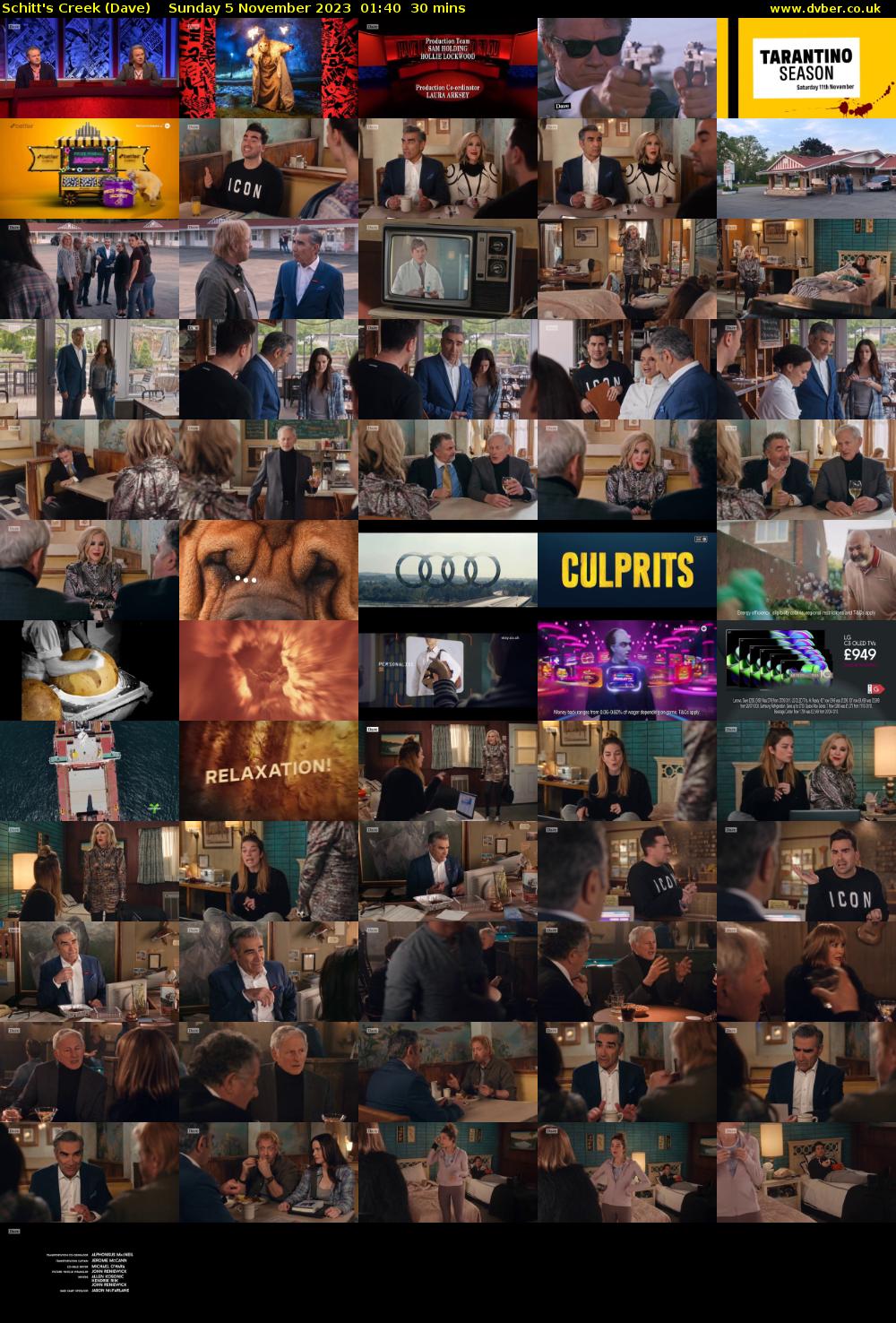 Schitt's Creek (Dave) Sunday 5 November 2023 01:40 - 02:10