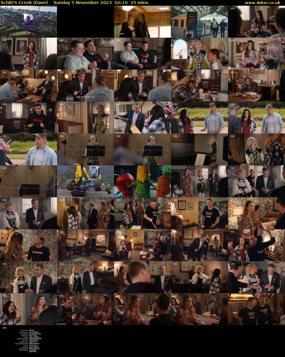 Schitt's Creek (Dave) Sunday 5 November 2023 02:10 - 02:35