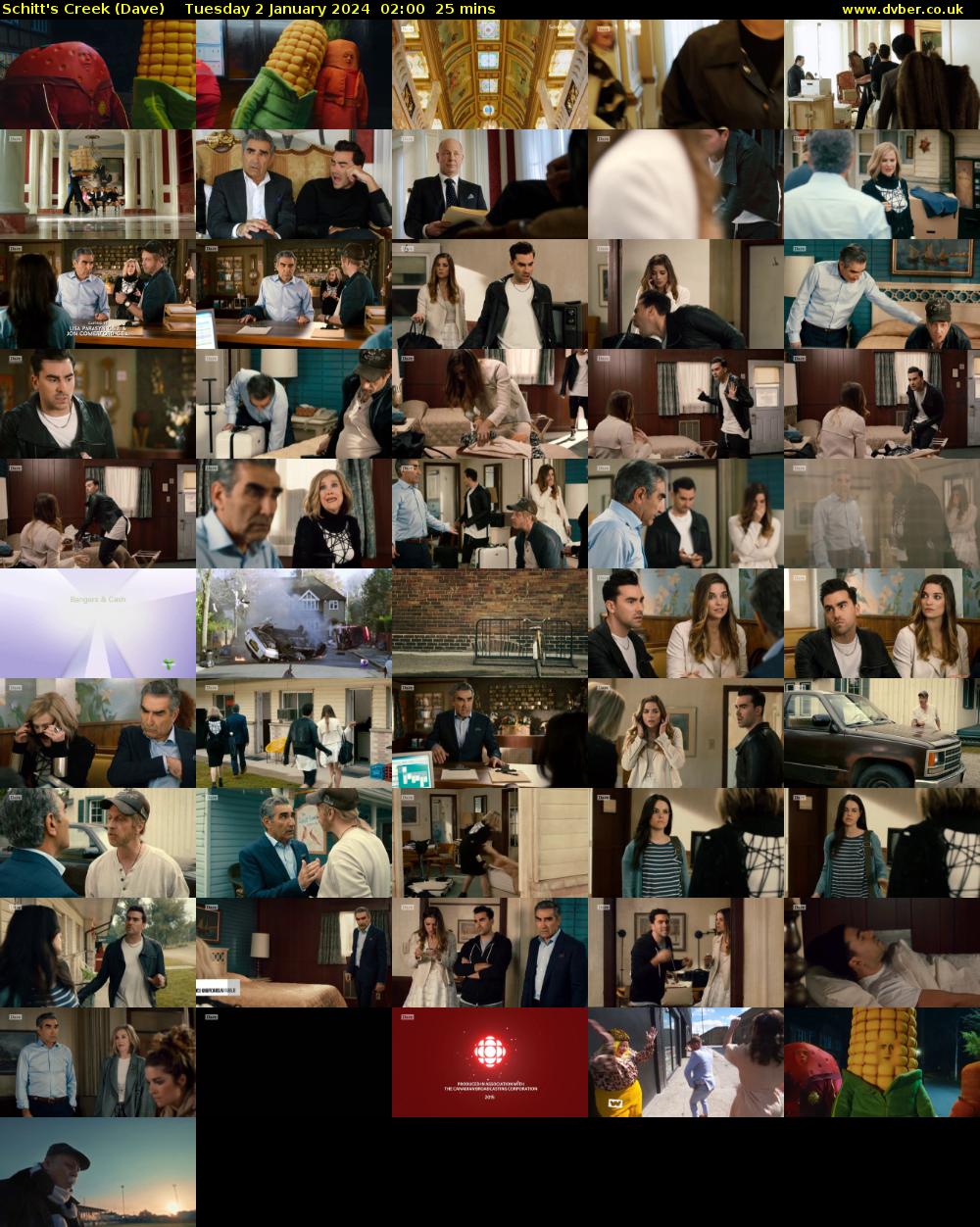 Schitt's Creek (Dave) Tuesday 2 January 2024 02:00 - 02:25