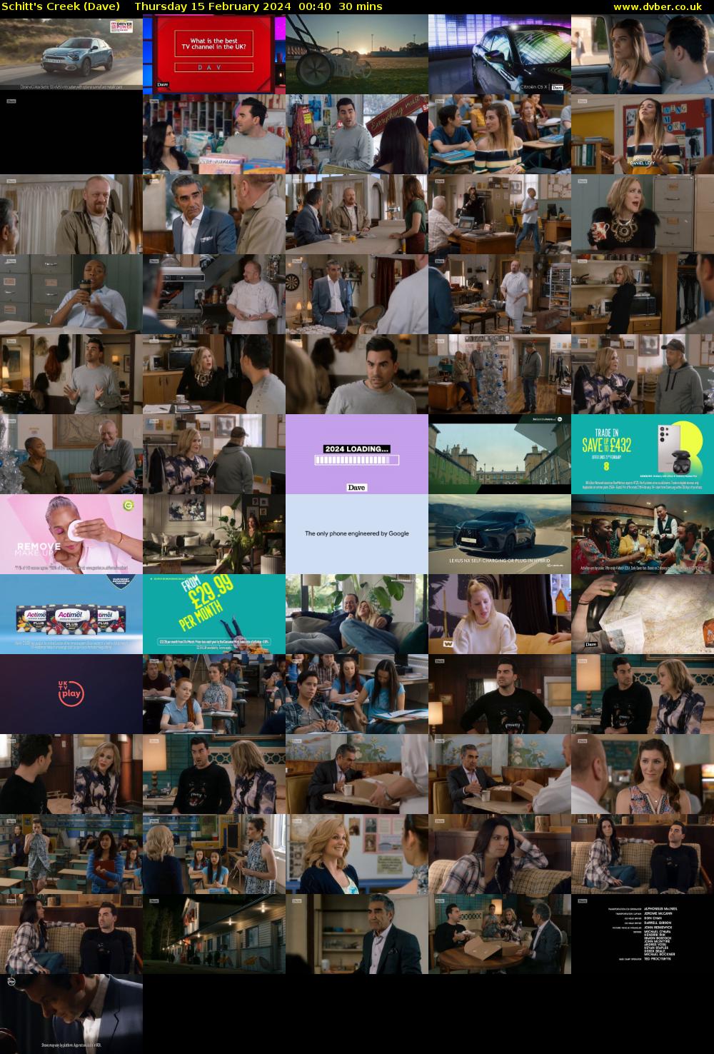 Schitt's Creek (Dave) Thursday 15 February 2024 00:40 - 01:10