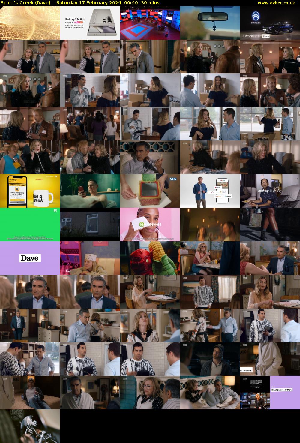 Schitt's Creek (Dave) Saturday 17 February 2024 00:40 - 01:10
