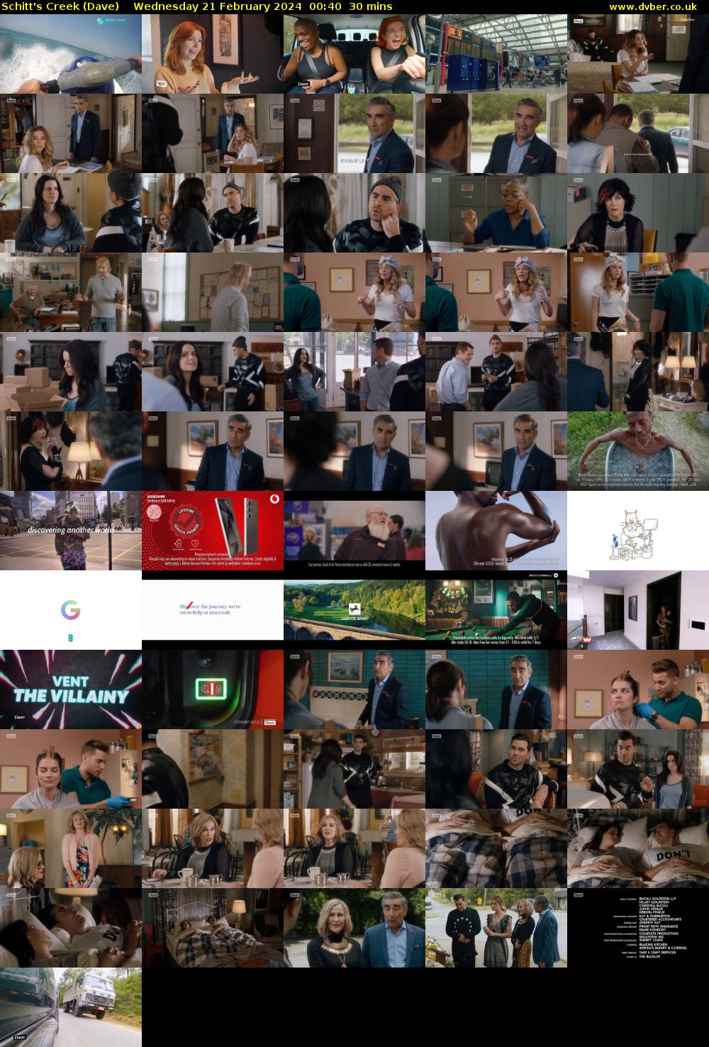 Schitt's Creek (Dave) Wednesday 21 February 2024 00:40 - 01:10