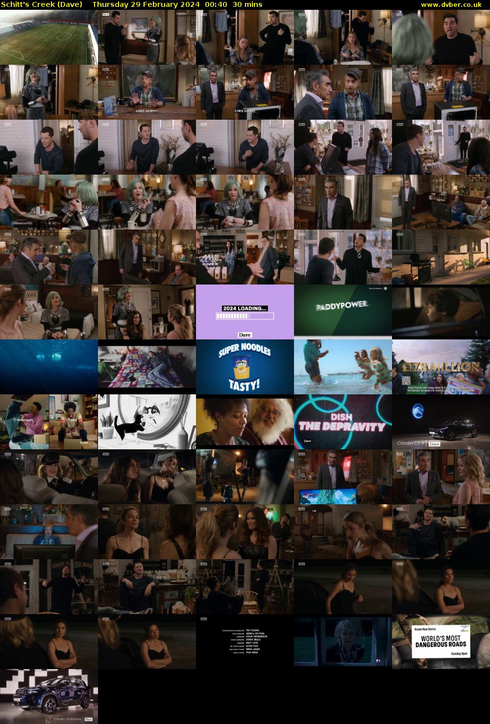 Schitt's Creek (Dave) Thursday 29 February 2024 00:40 - 01:10
