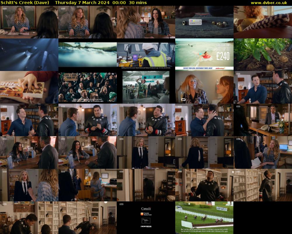Schitt's Creek (Dave) Thursday 7 March 2024 00:00 - 00:30