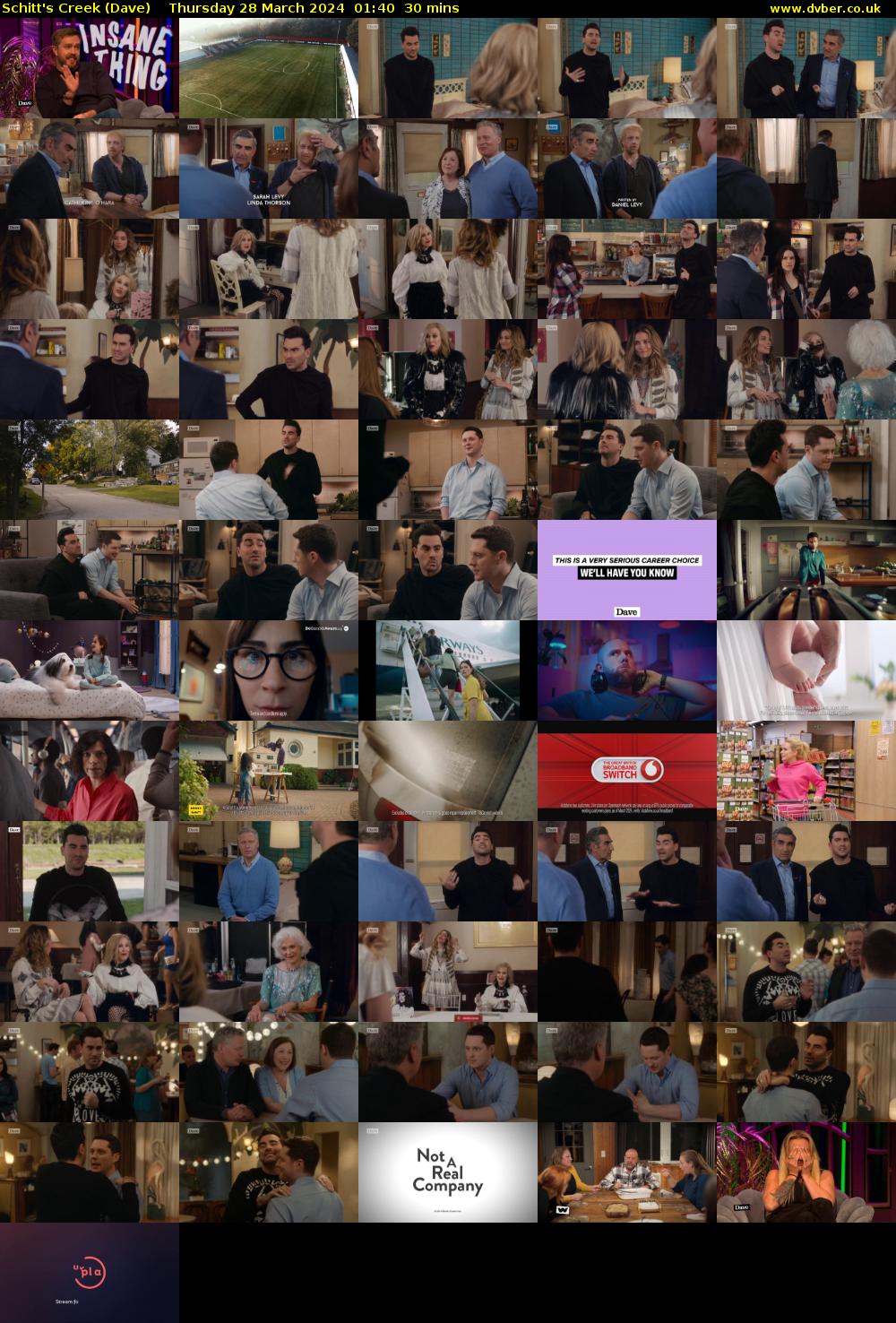 Schitt's Creek (Dave) Thursday 28 March 2024 01:40 - 02:10