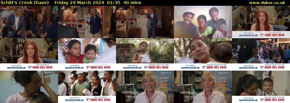 Schitt's Creek (Dave) Friday 29 March 2024 01:35 - 02:15