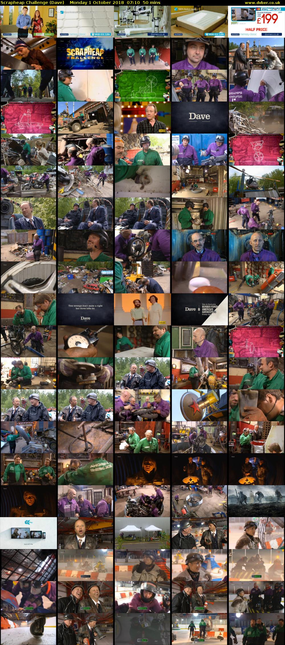 Scrapheap Challenge (Dave) Monday 1 October 2018 07:10 - 08:00
