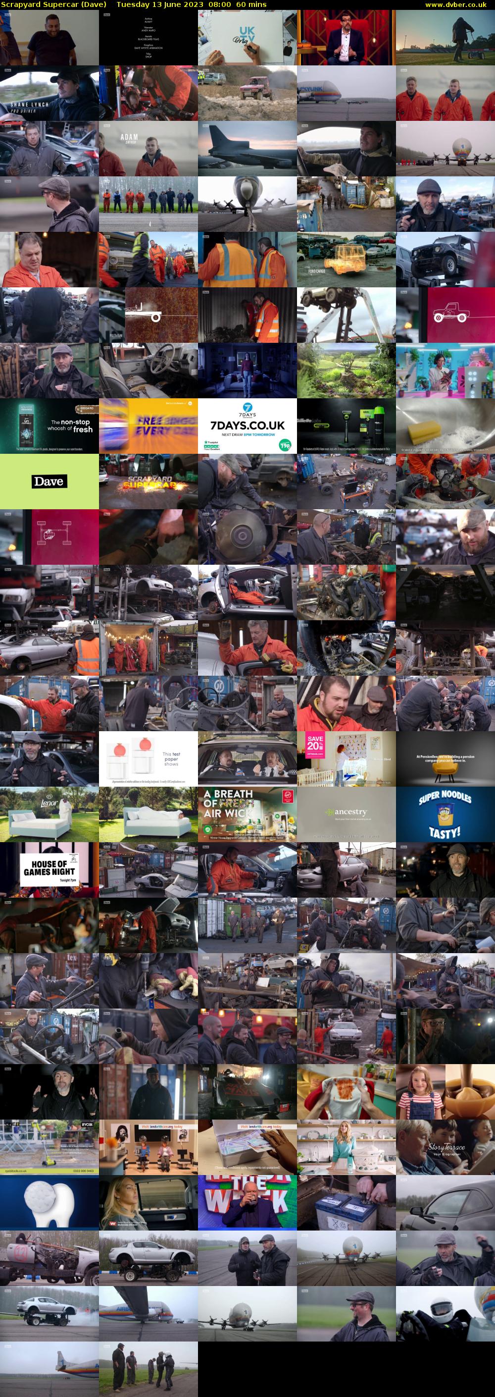 Scrapyard Supercar (Dave) Tuesday 13 June 2023 08:00 - 09:00