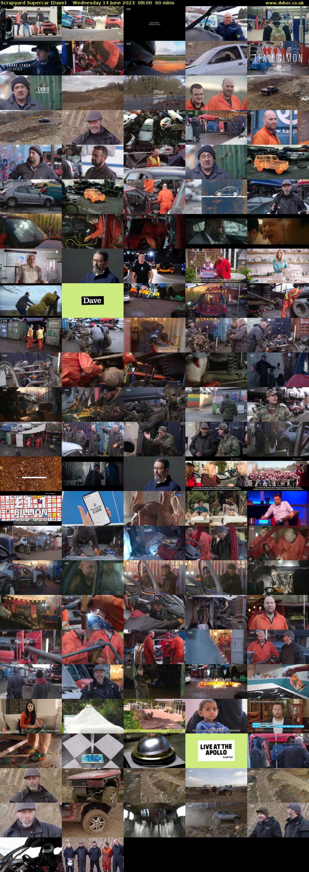 Scrapyard Supercar (Dave) Wednesday 14 June 2023 08:00 - 09:00