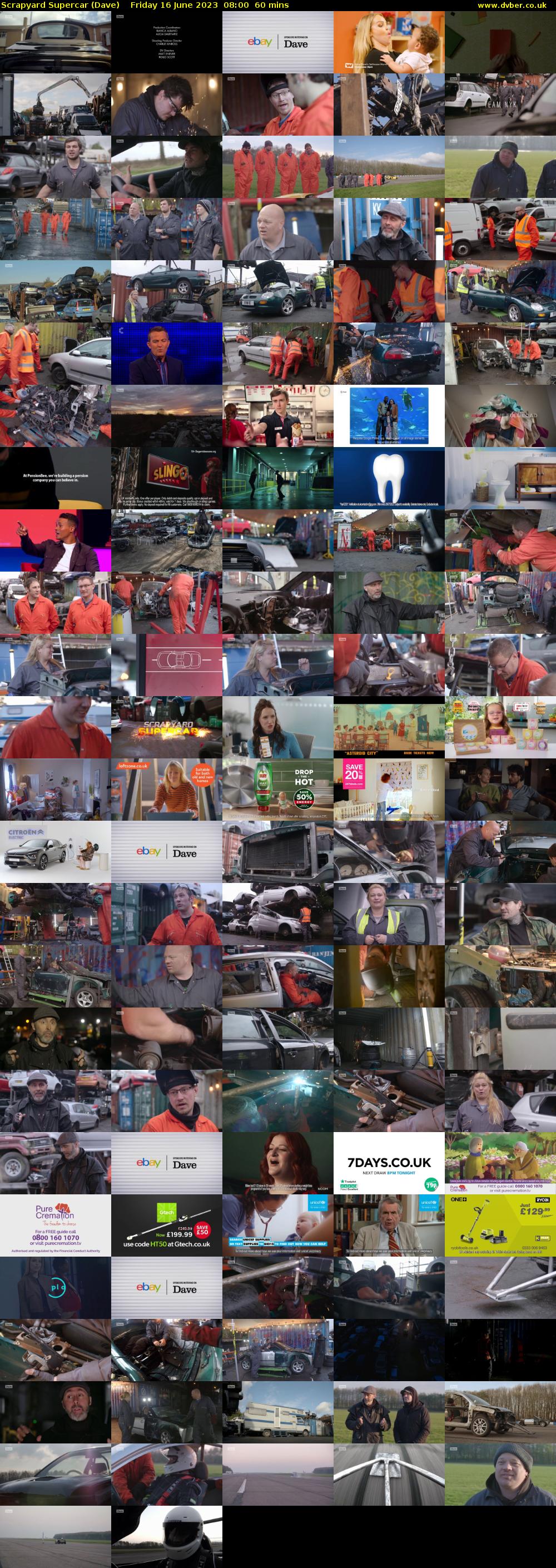 Scrapyard Supercar (Dave) Friday 16 June 2023 08:00 - 09:00