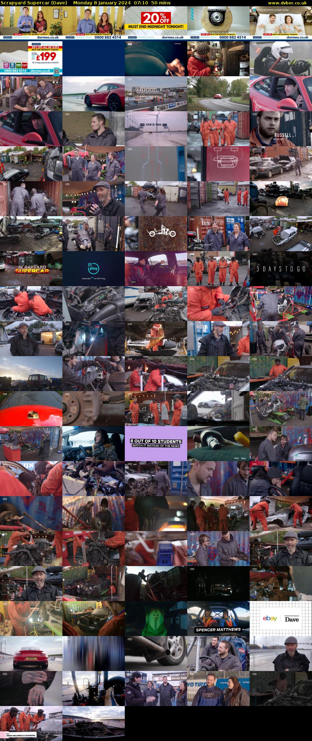 Scrapyard Supercar (Dave) Monday 8 January 2024 07:10 - 08:00