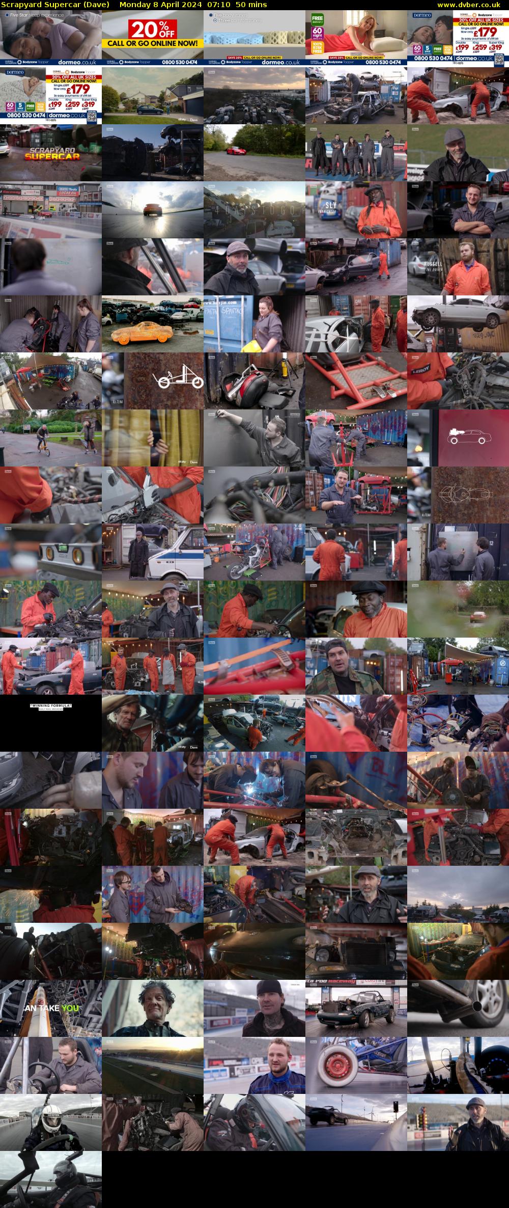 Scrapyard Supercar (Dave) Monday 8 April 2024 07:10 - 08:00