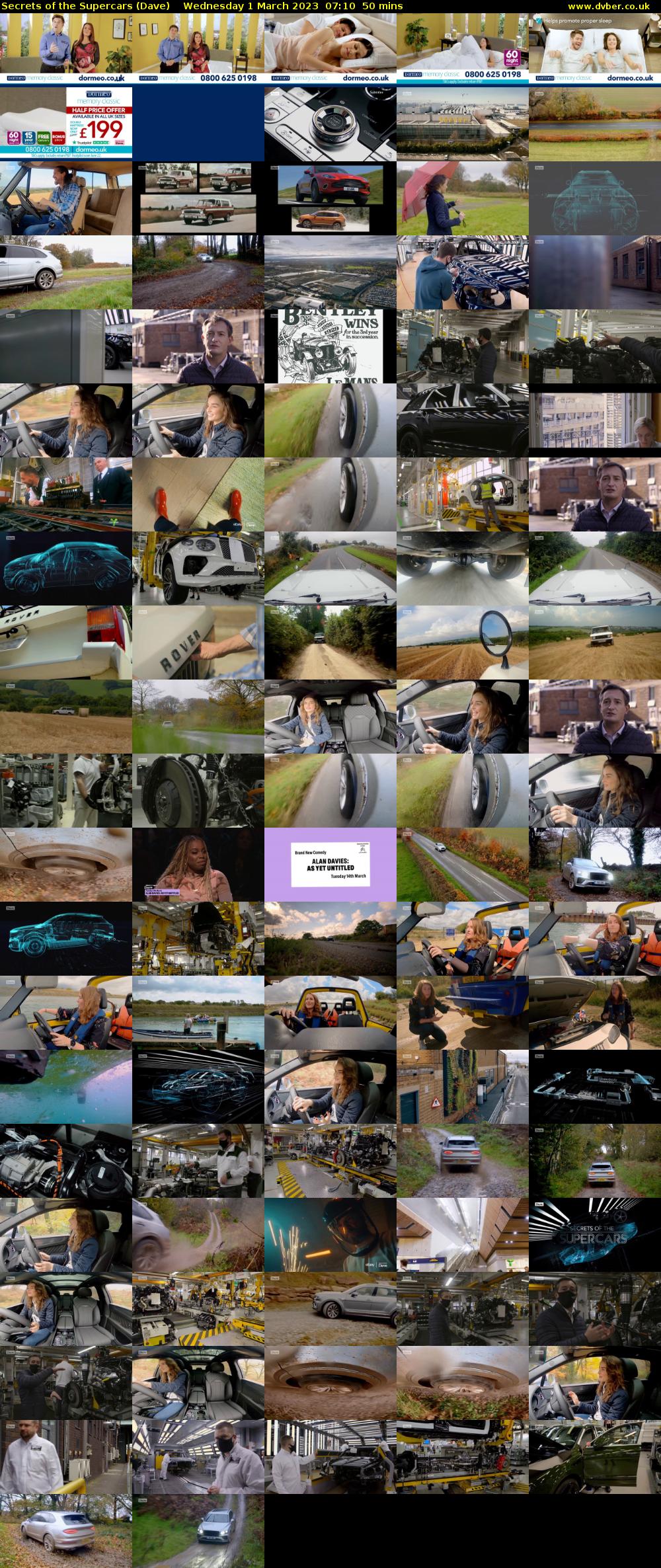 Secrets of the Supercars (Dave) Wednesday 1 March 2023 07:10 - 08:00