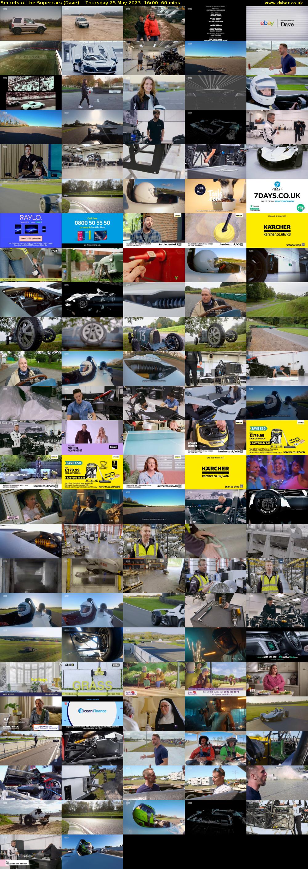 Secrets of the Supercars (Dave) Thursday 25 May 2023 16:00 - 17:00