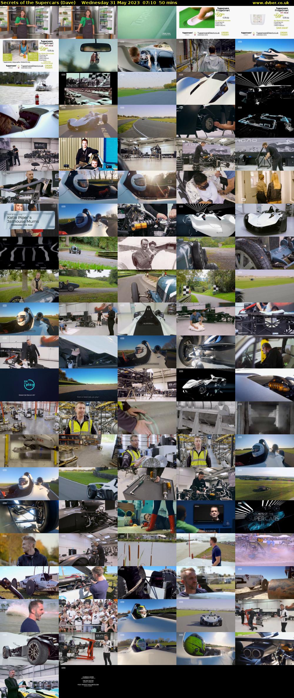Secrets of the Supercars (Dave) Wednesday 31 May 2023 07:10 - 08:00
