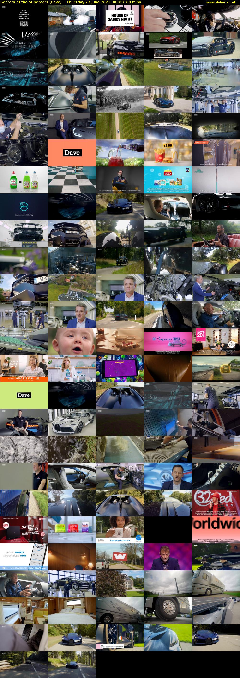 Secrets of the Supercars (Dave) Thursday 22 June 2023 08:00 - 09:00