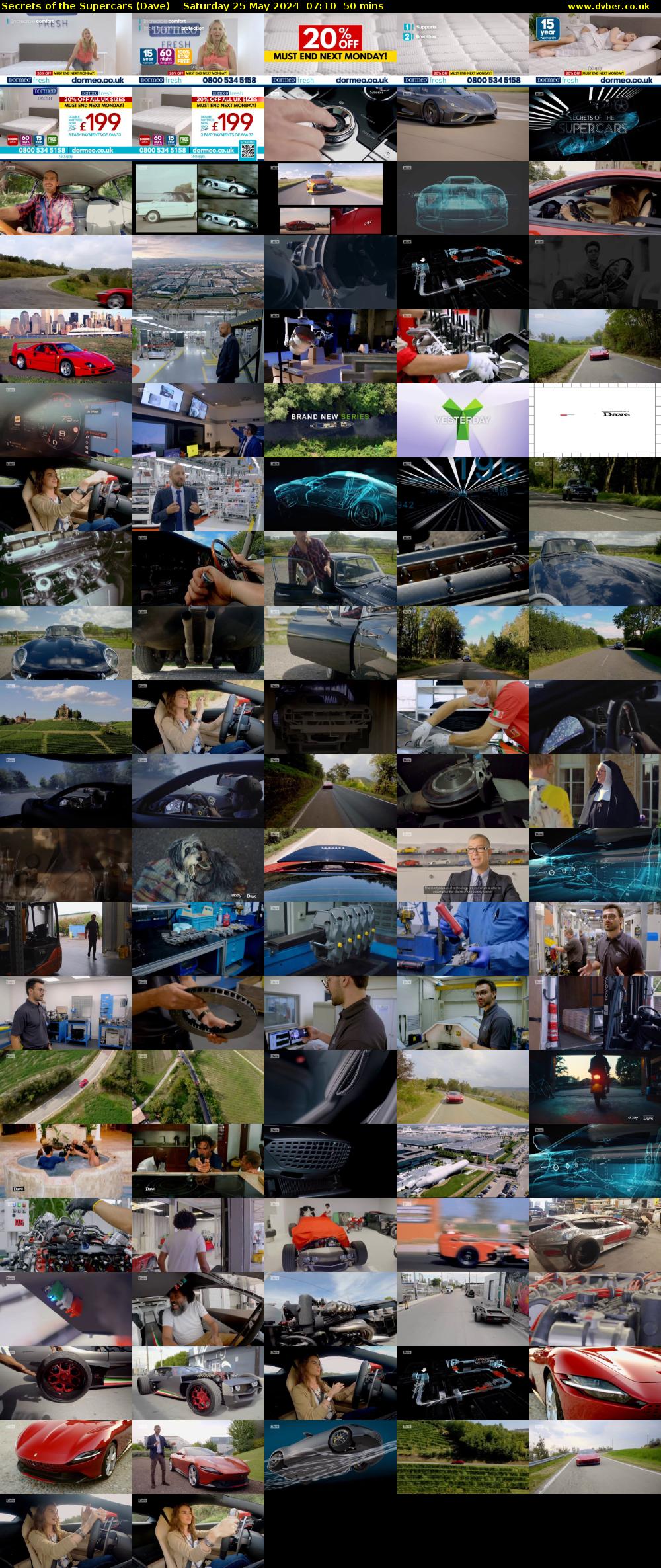Secrets of the Supercars (Dave) Saturday 25 May 2024 07:10 - 08:00