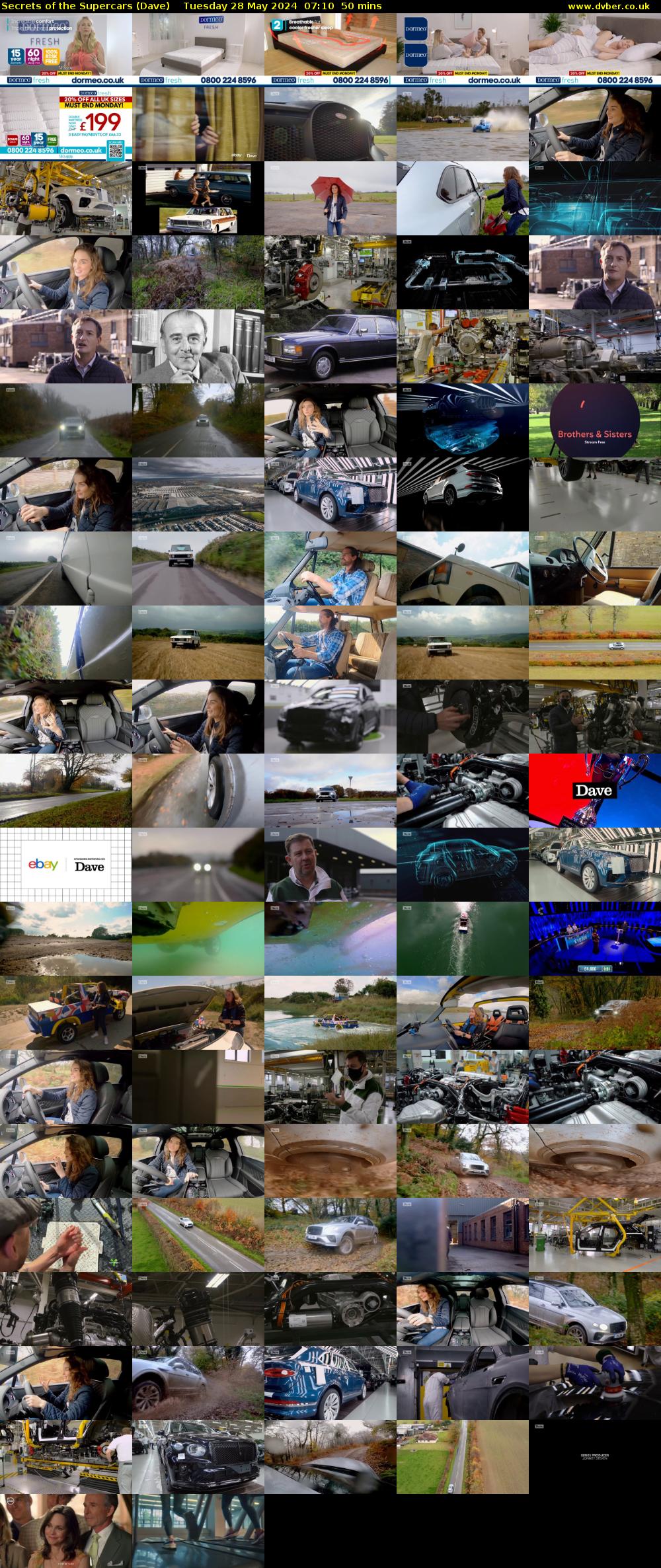 Secrets of the Supercars (Dave) Tuesday 28 May 2024 07:10 - 08:00