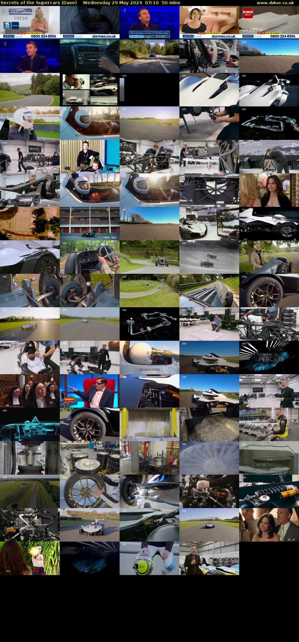 Secrets of the Supercars (Dave) Wednesday 29 May 2024 07:10 - 08:00