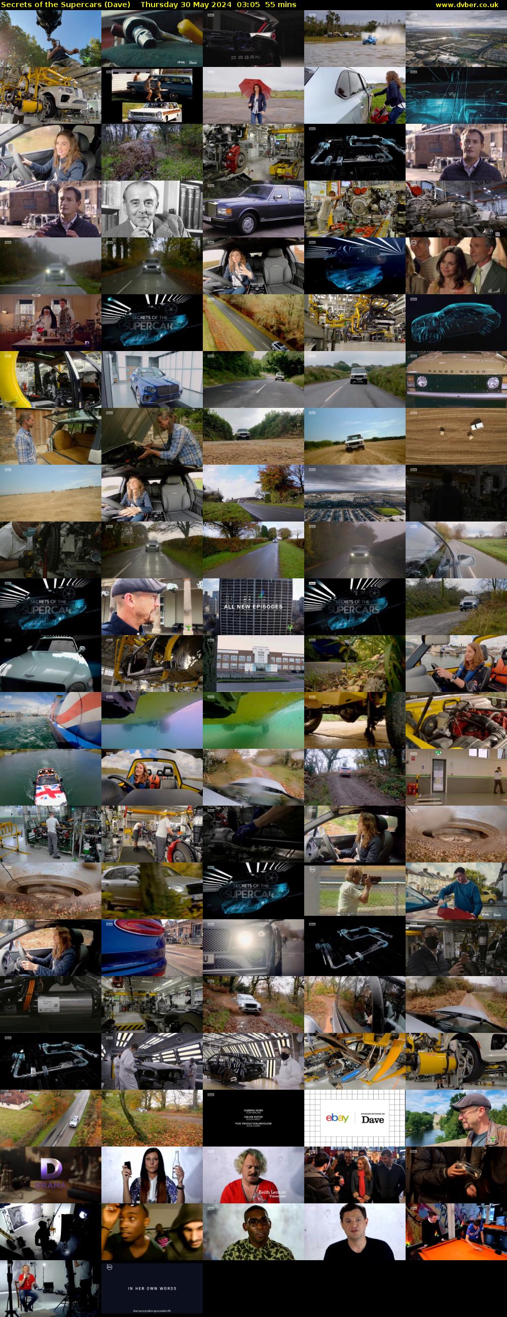 Secrets of the Supercars (Dave) Thursday 30 May 2024 03:05 - 04:00