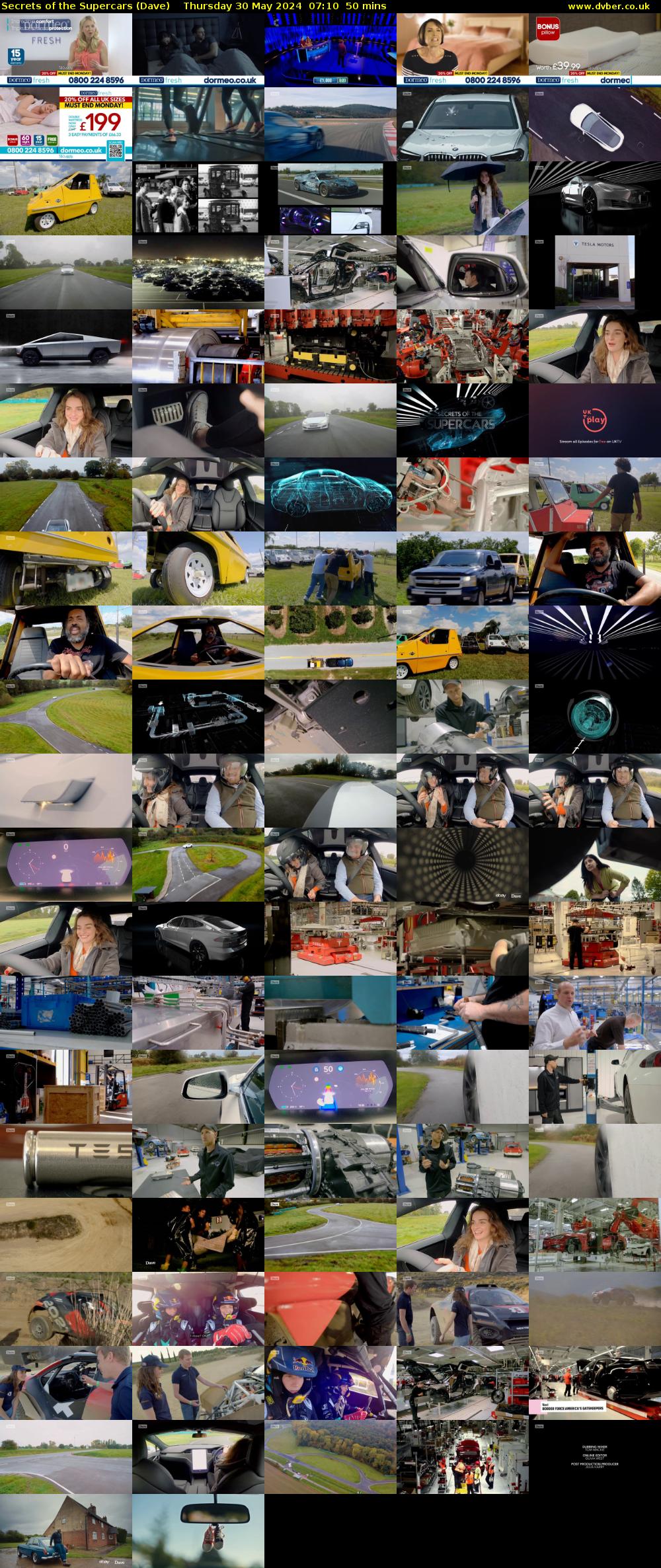 Secrets of the Supercars (Dave) Thursday 30 May 2024 07:10 - 08:00