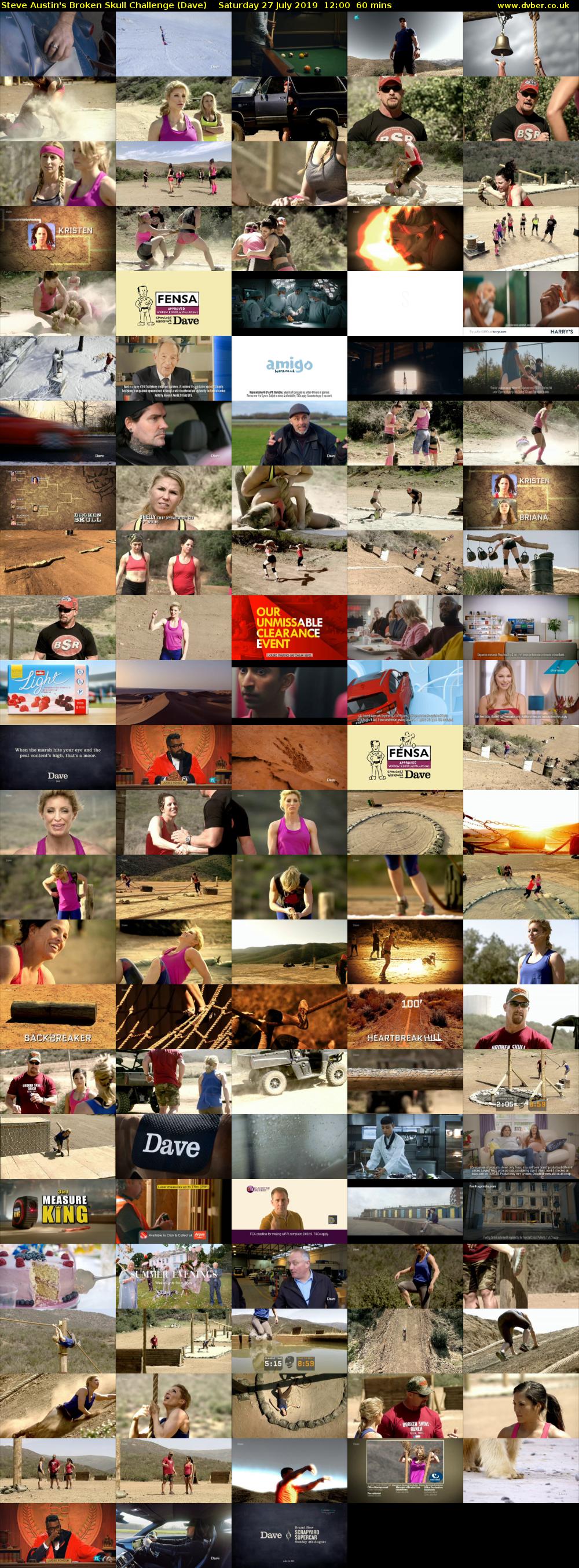 Steve Austin's Broken Skull Challenge (Dave) Saturday 27 July 2019 12:00 - 13:00