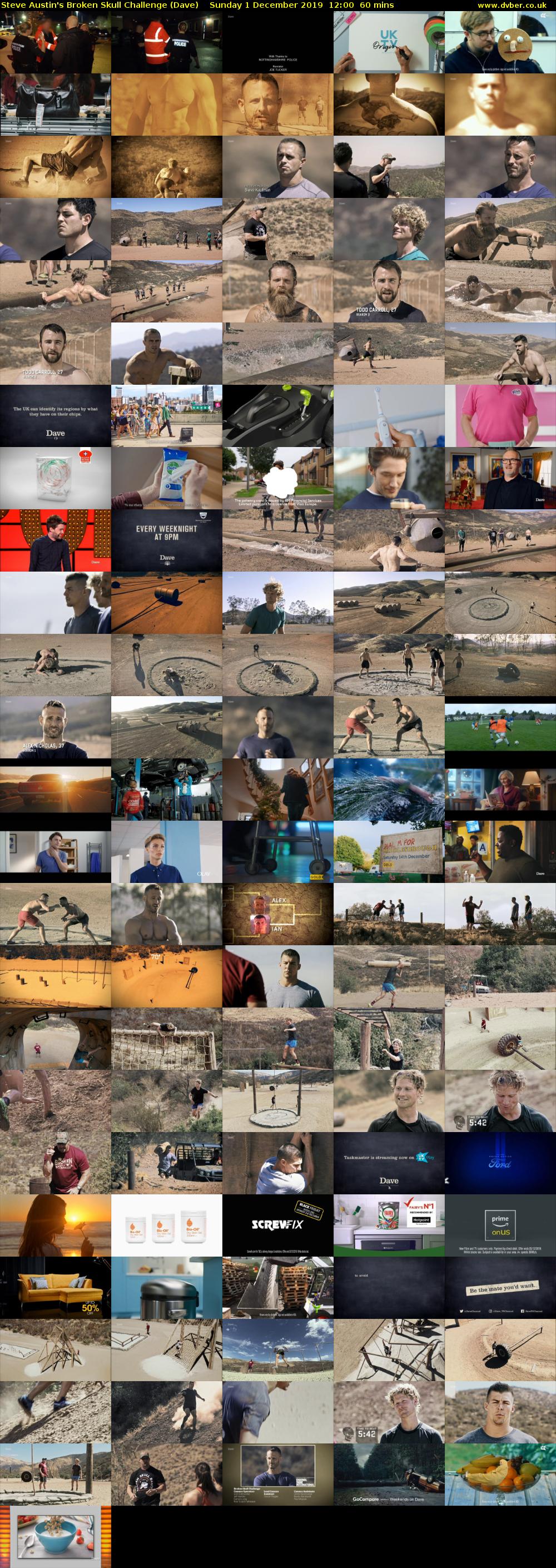 Steve Austin's Broken Skull Challenge (Dave) Sunday 1 December 2019 12:00 - 13:00