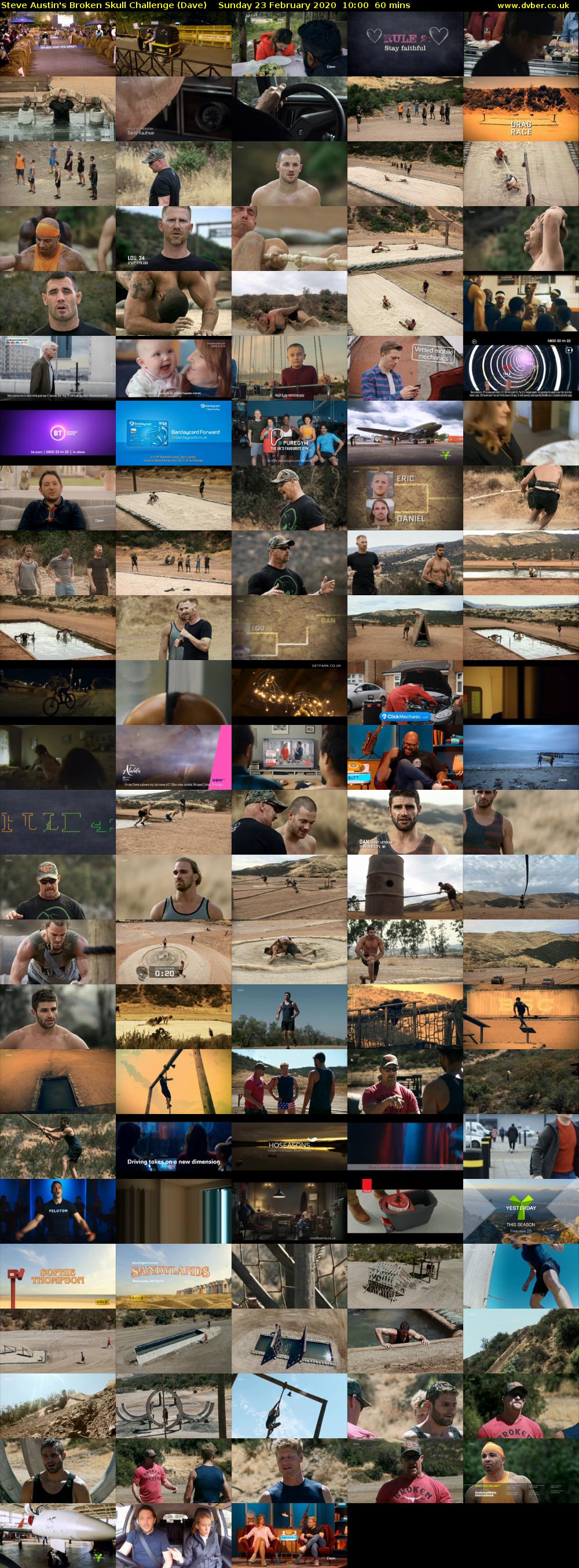 Steve Austin's Broken Skull Challenge (Dave) Sunday 23 February 2020 10:00 - 11:00