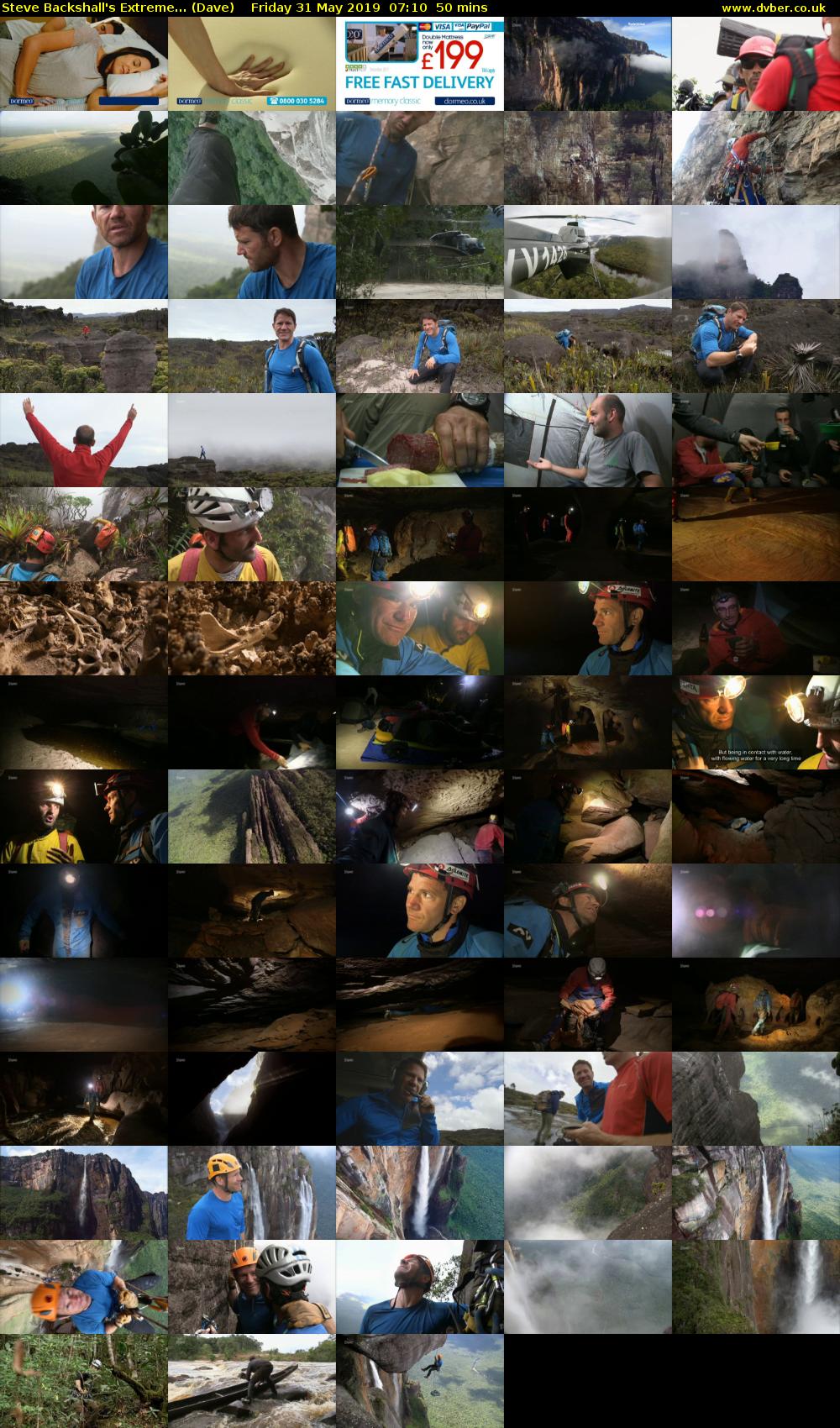 Steve Backshall's Extreme... (Dave) Friday 31 May 2019 07:10 - 08:00