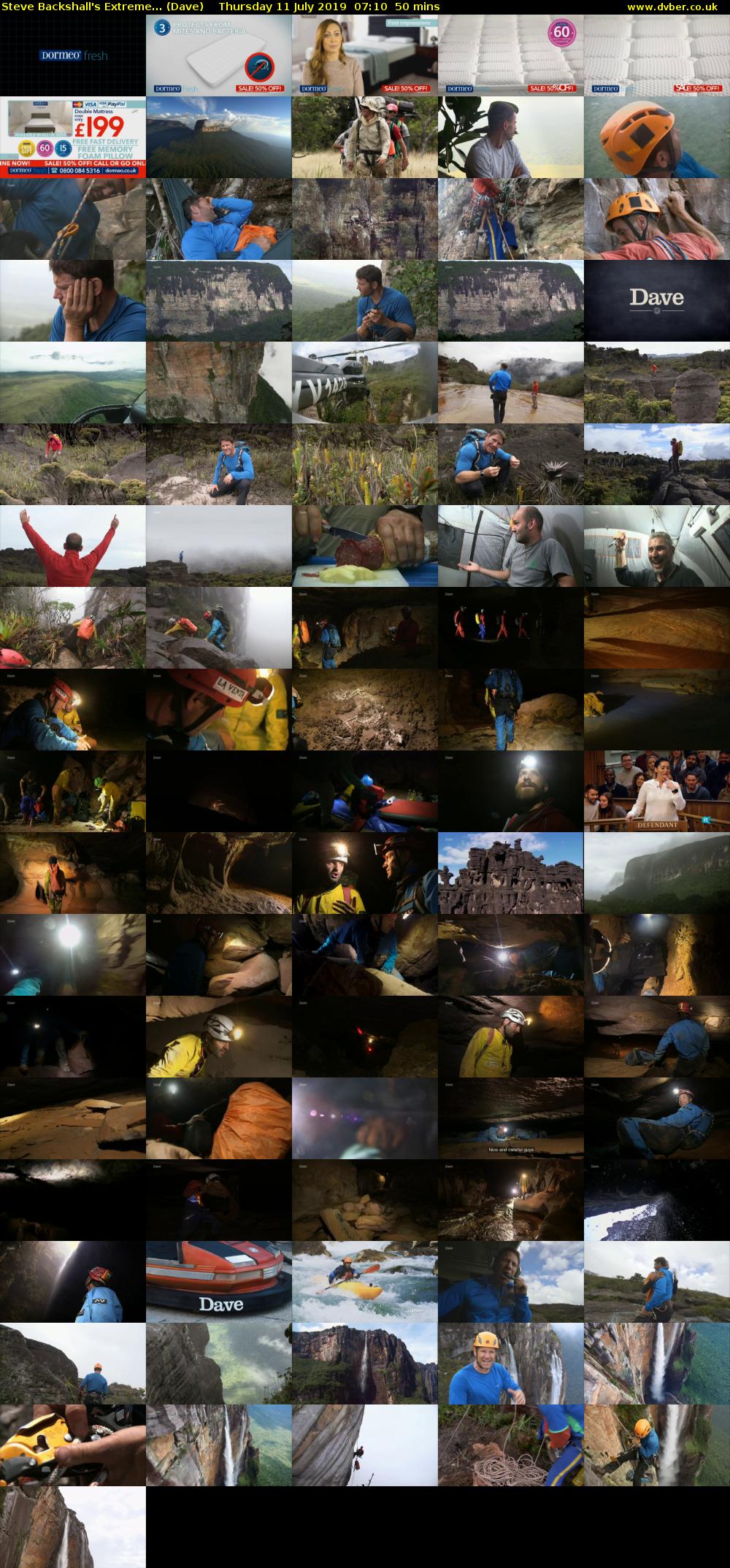 Steve Backshall's Extreme... (Dave) Thursday 11 July 2019 07:10 - 08:00