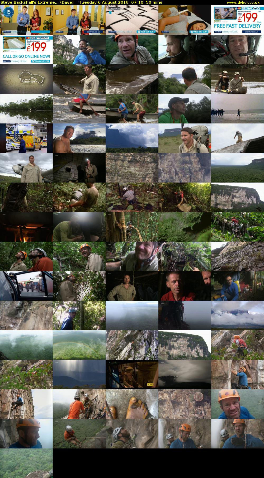 Steve Backshall's Extreme... (Dave) Tuesday 6 August 2019 07:10 - 08:00