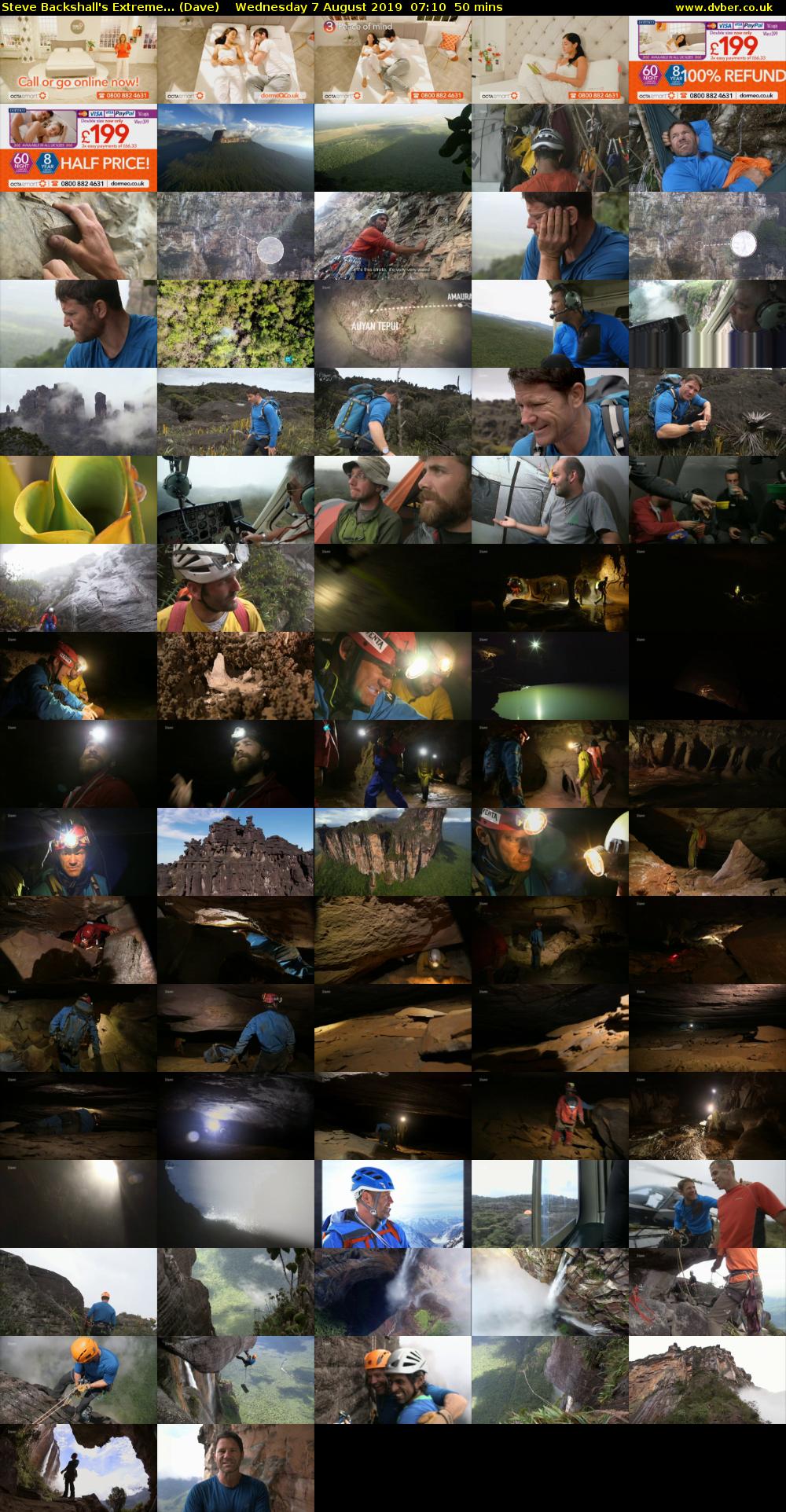 Steve Backshall's Extreme... (Dave) Wednesday 7 August 2019 07:10 - 08:00