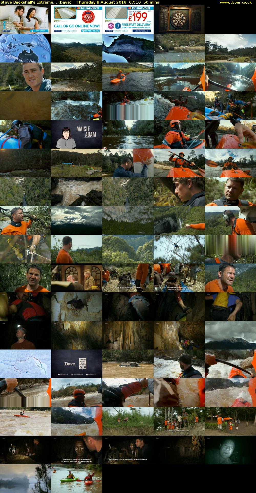 Steve Backshall's Extreme... (Dave) Thursday 8 August 2019 07:10 - 08:00